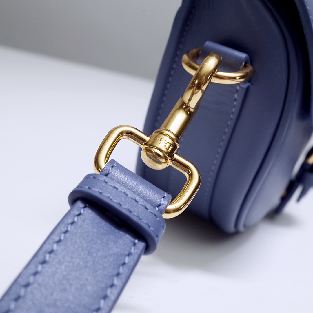 Mini Dior Bobby Bag Blue Box Calfskin